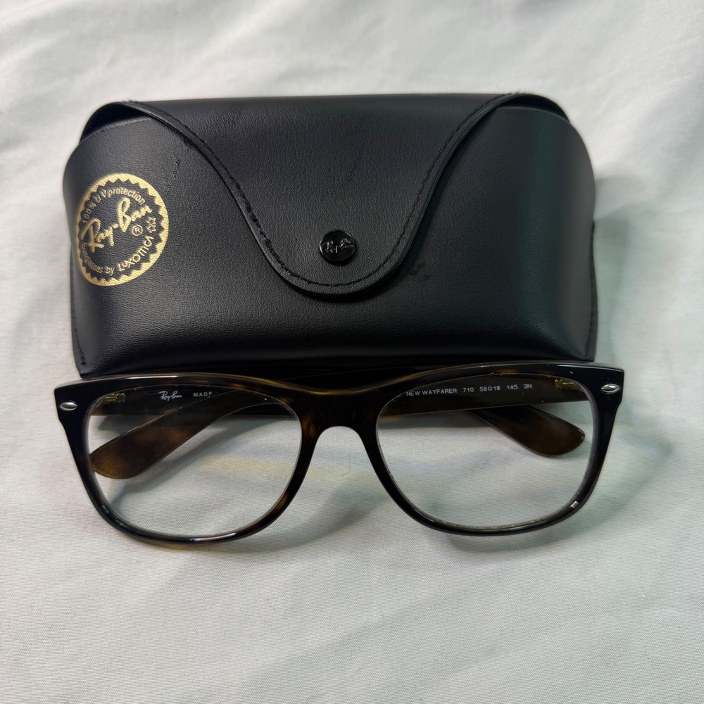 Ray-Ban RB 2132 New Wayfarer Tortoise Shell Sunglasses Prescription Lenses